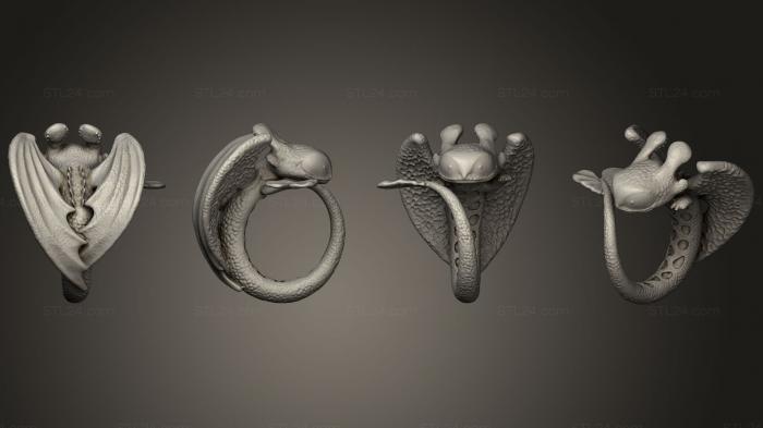 Jewelry rings (Snake Ring, JVLRP_0942) 3D models for cnc